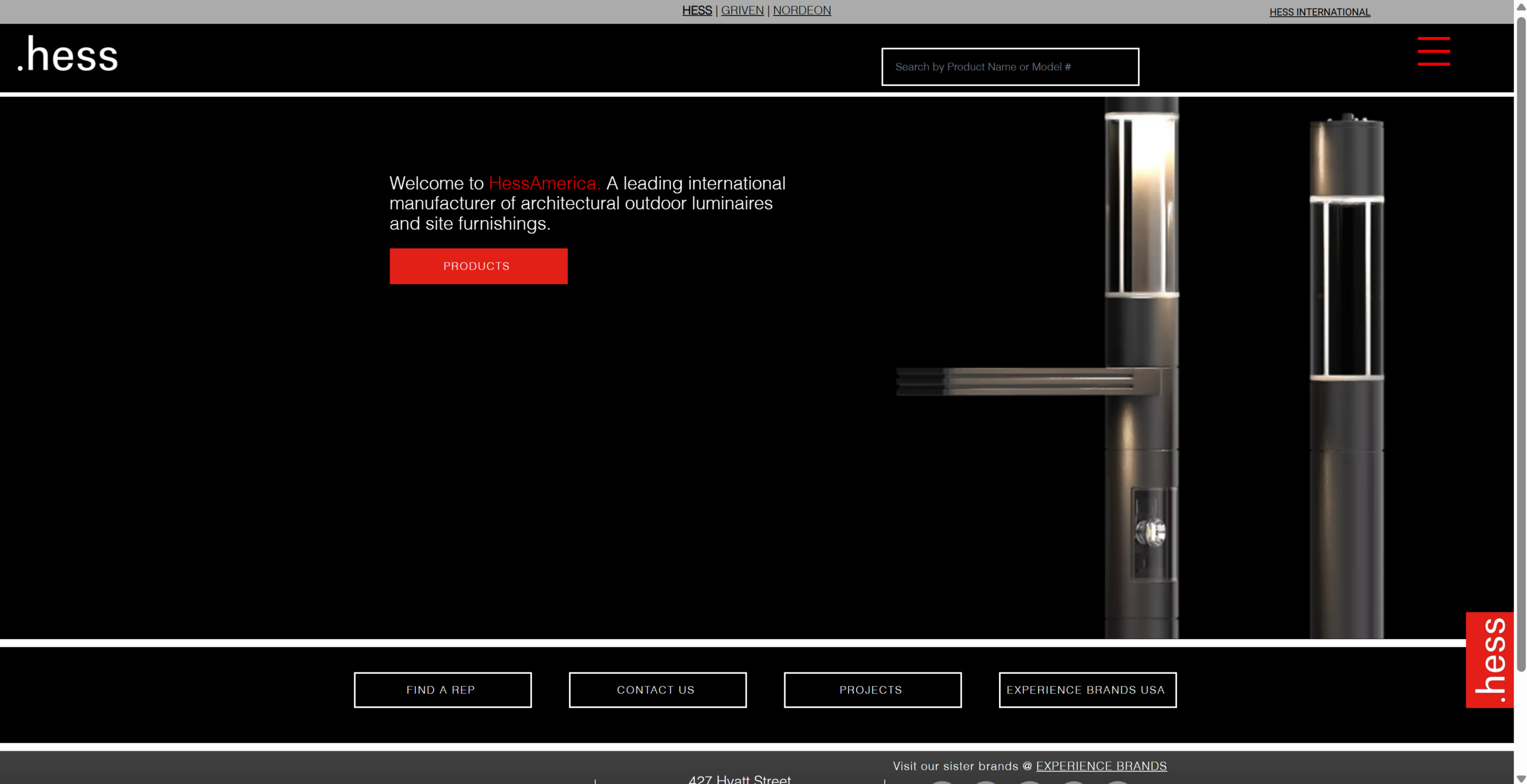 HessAmerica homepage preview
